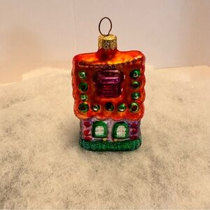 Christopher‎ Radko Sugar Shack Sugar Hill Christmas Tree Ornament